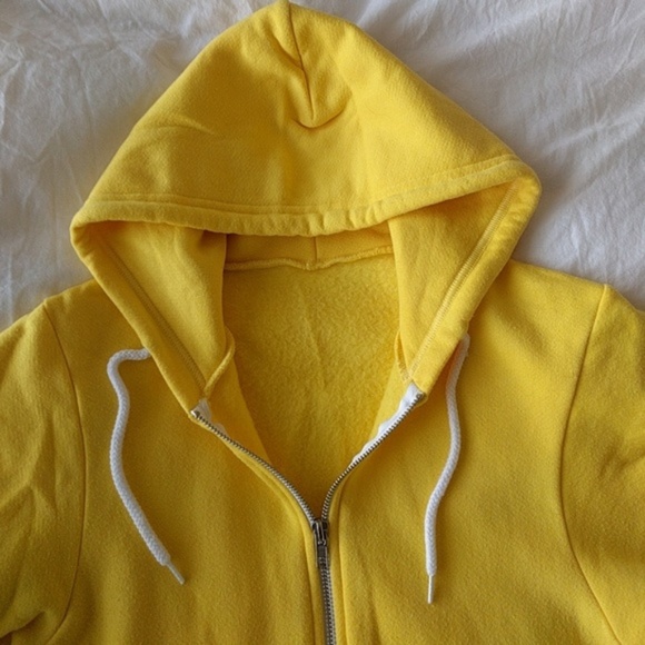 Flex Fleece Hoodie - Sunshine, Made in America - Picture 2 of 6